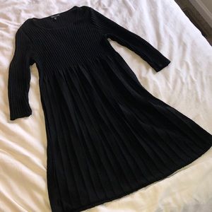 Black pleated Eileen Fisher small dress